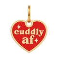 Bad Tags Cuddly AF - Gold Enamel Dog Tag