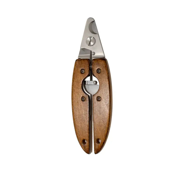 Tauro Large Wooden Handle Dog & Cat Nail Clipper with Safety Lock