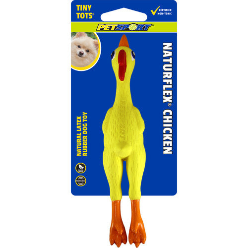 Petsport Naturflex Tiny Tots Chicken Dog Toy - 6 inch