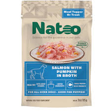 Natoo Dog Topper Salmon + Pumpkin