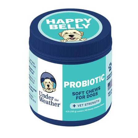Under the Weather Probiotic Soft Chews For Dogs