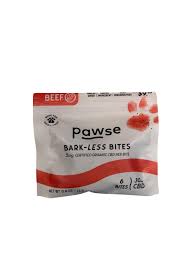 Pawse 6pc 30mg Bark-less Bites beef