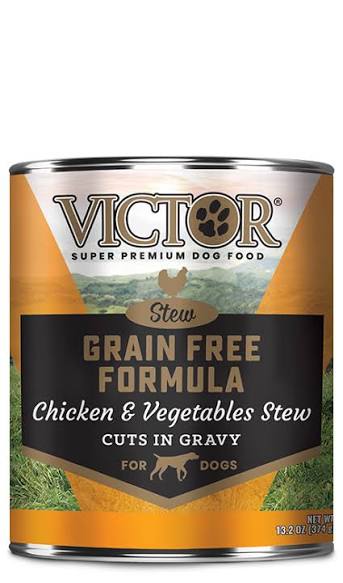 Victor Grain Free Formula Chicken and Vegetables Cuts in Gravy