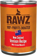 RAWZ 94% Venison Recipe with Green Mussels Pate for Dogs