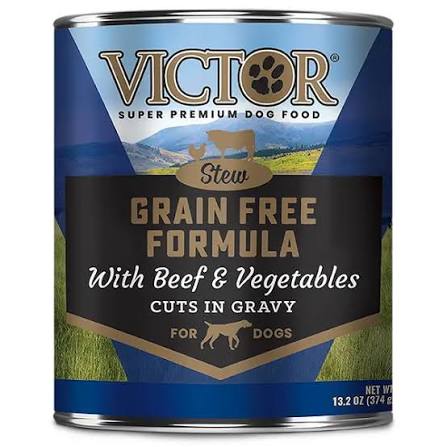 Victor Grain Free Formula with Beef and Vegetables Cuts in Gravy