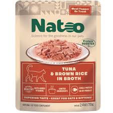 Natoo Tuna & Brown Rice in Broth for Cats