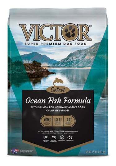 Victor Ocean Fish Formula with Salmon 15 lbs