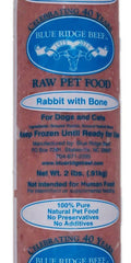 Blue Ridge Beef 2lb Chubs Rabbit With Bone.