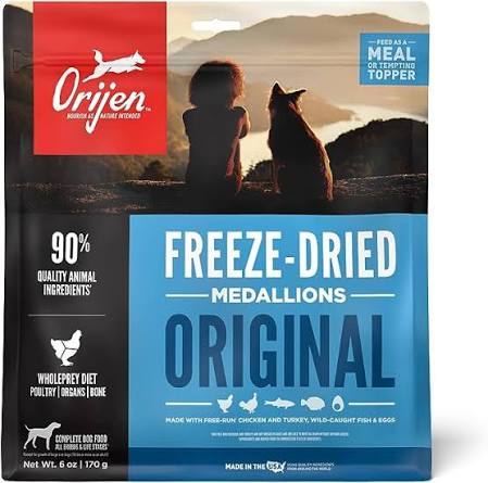 Orijen Freeze Dried Food Medallions Original 16oz