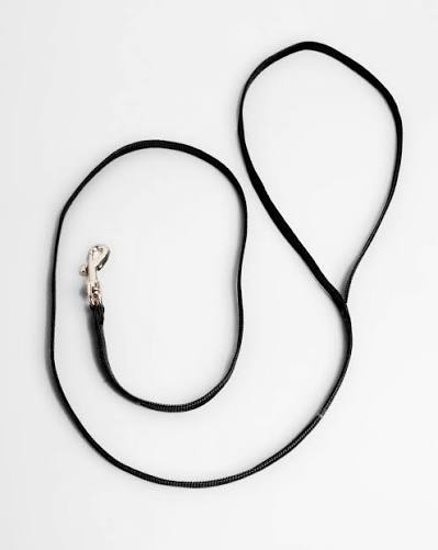 Mendota Petite Dog Snap Lead - Fineweight Black