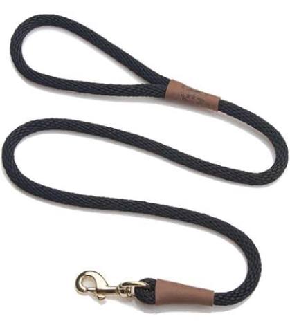 Mendota Snap Leash - Dark Brown