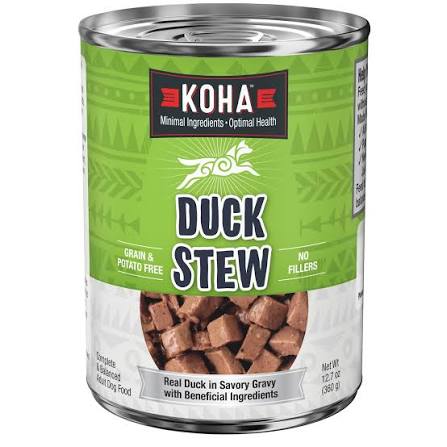 KOHA Minimal Ingredient Duck Stew for Dogs