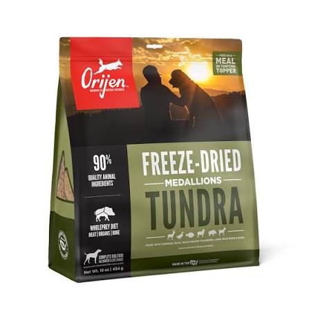 Orijen Freeze Dried Food Medallions Tundra 16 oz