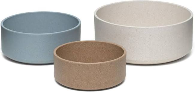 Loving Pets Dolce Bamboo Dog Bowl L (35-65lbs) / Oat