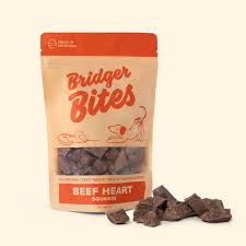 Bridger Bites Freeze Dried Beef Hearts.