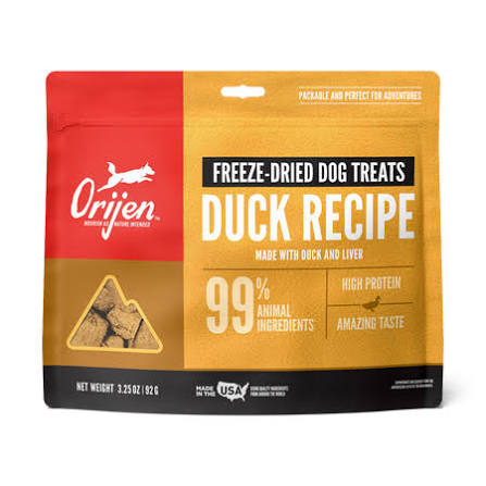 Orijen Freeze Dried Dog Treats Duck