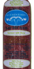 Blue Ridge Beef 2lb Chubs Venison With Bone.