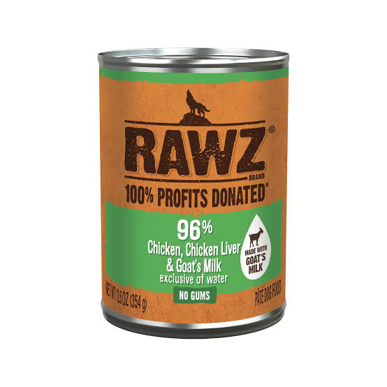 RAWZ Goat's Milk 96% Chicken and Chicken Liver