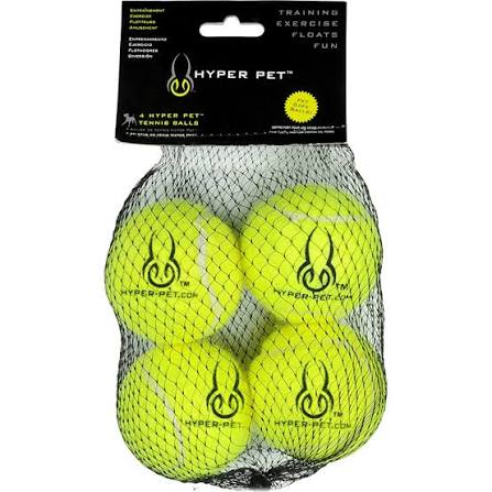 Hyper Pet Tennis Balls 4pk green