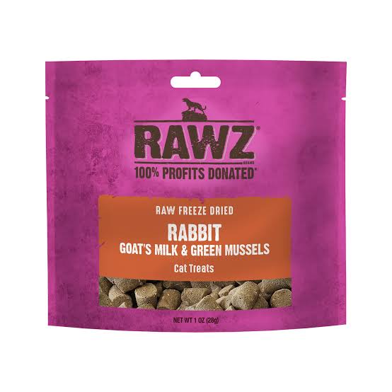 RAWZ Cat Rabbit and Goal Milk Freeze Dried Treat