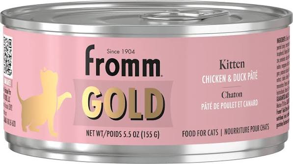 Fromm Gold 5.5oz Pate Kitten Chicken Duck