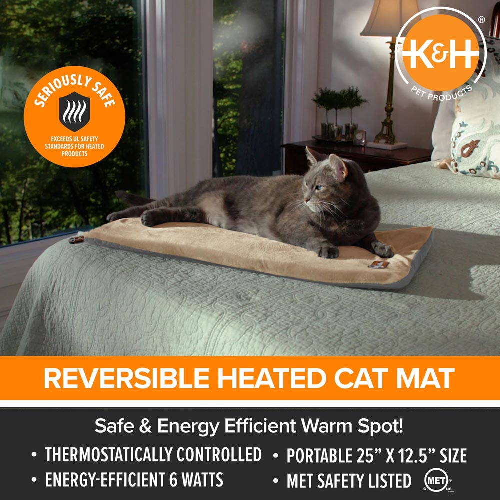 K&H Thermo-Kitty Heated Cat Bed