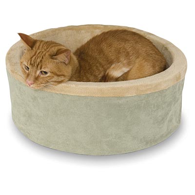 K&H Pet Products Thermo-Kitty Bed Indoor Heated Cat Bed