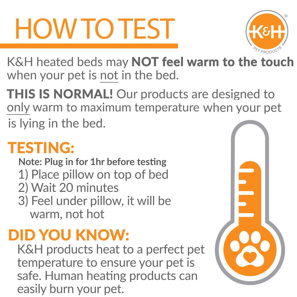 K&H Thermo-Kitty Mat Heated Cat Bed