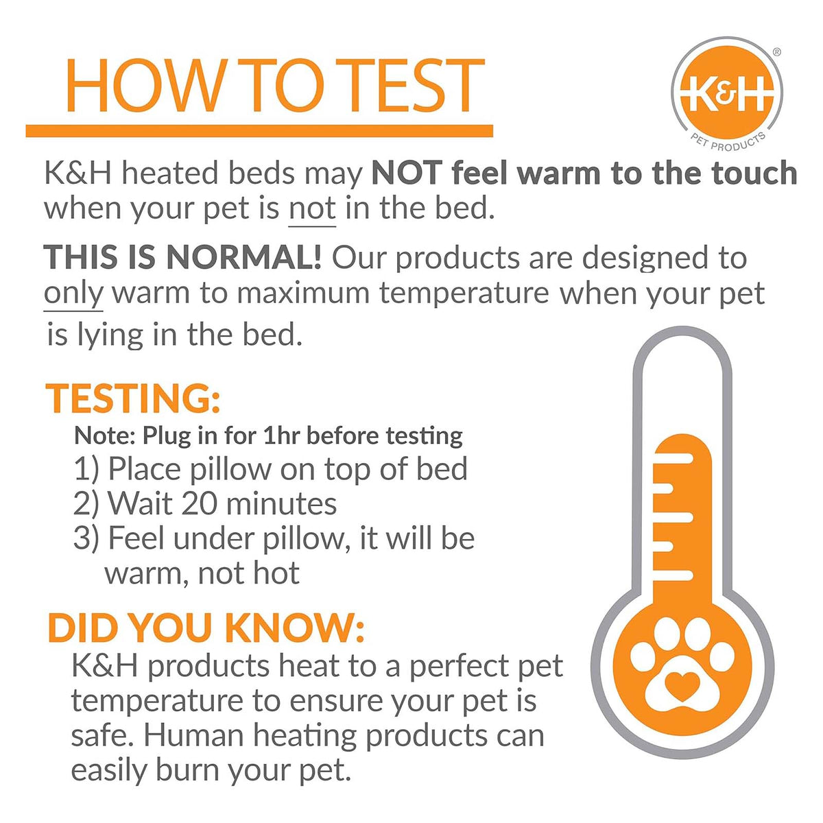 K&H Thermo-Pet Heated Mat for Small Dogs and Cats