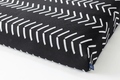Black Chevron - Boho Dog Bed or Bed Cover