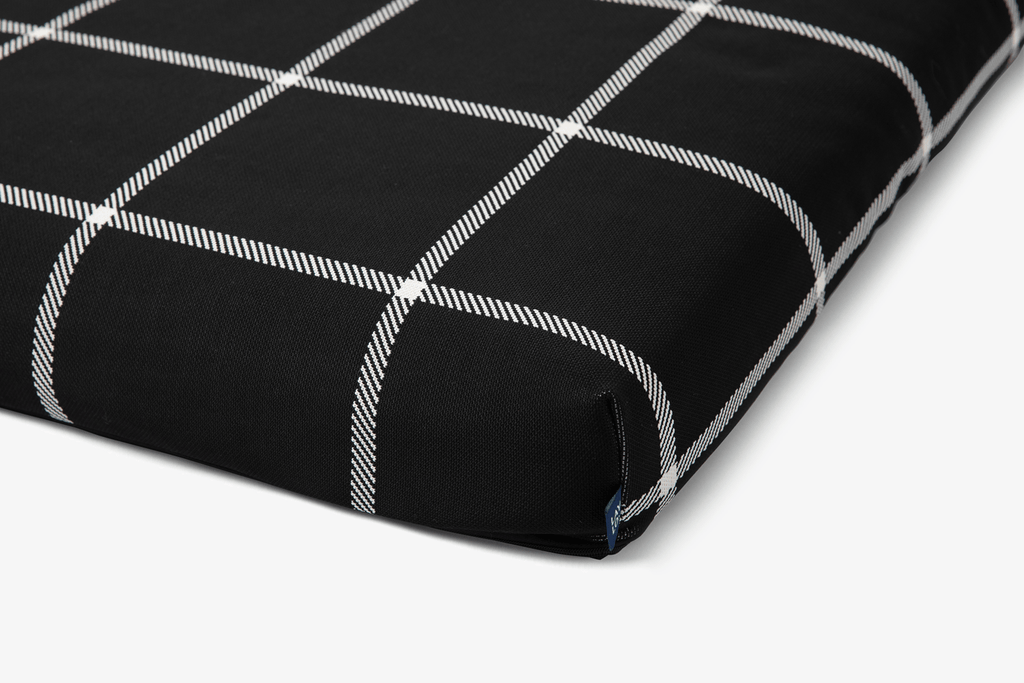 Black Plaid Dog Bed - Dog Bed or Bed Cover
