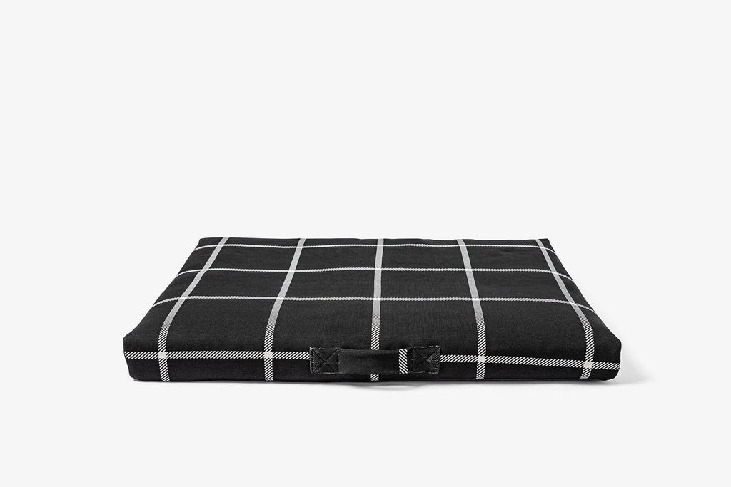 Black Plaid Dog Bed - Dog Bed or Bed Cover