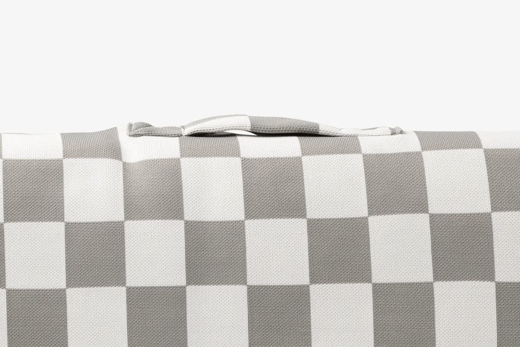 Gray Checker - Dog Bed or Bed Cover