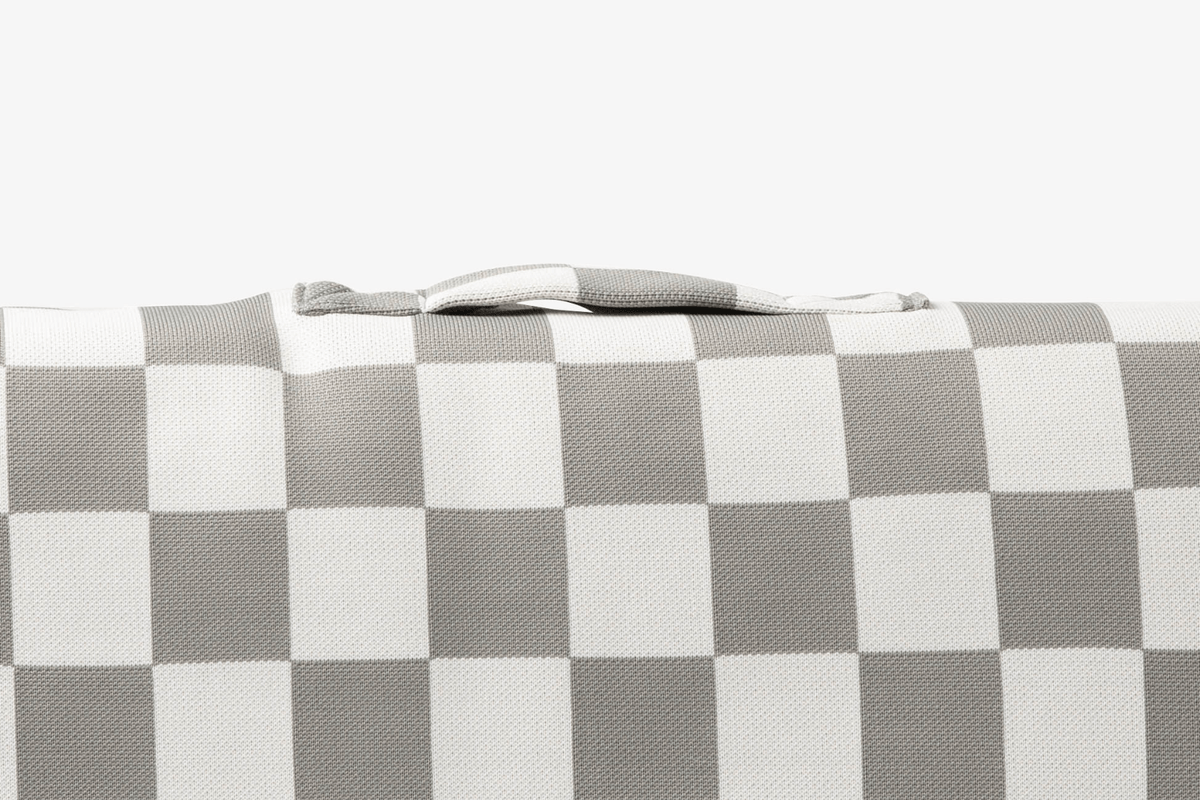 Gray Checker - Dog Bed or Bed Cover