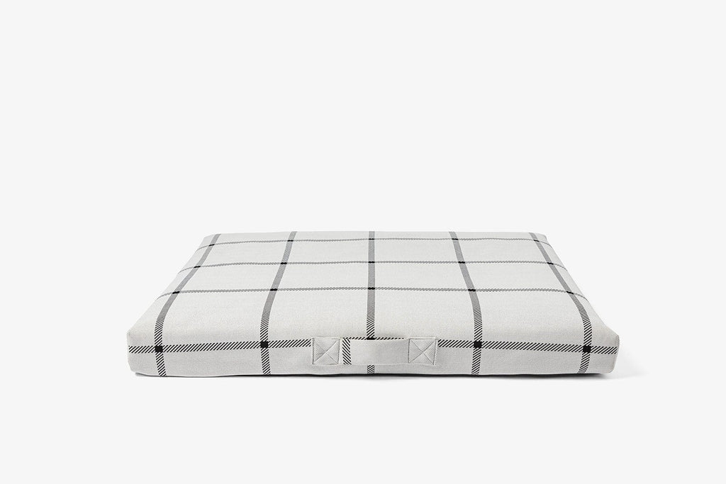 White Plaid - Dog Bed or Bed Cover