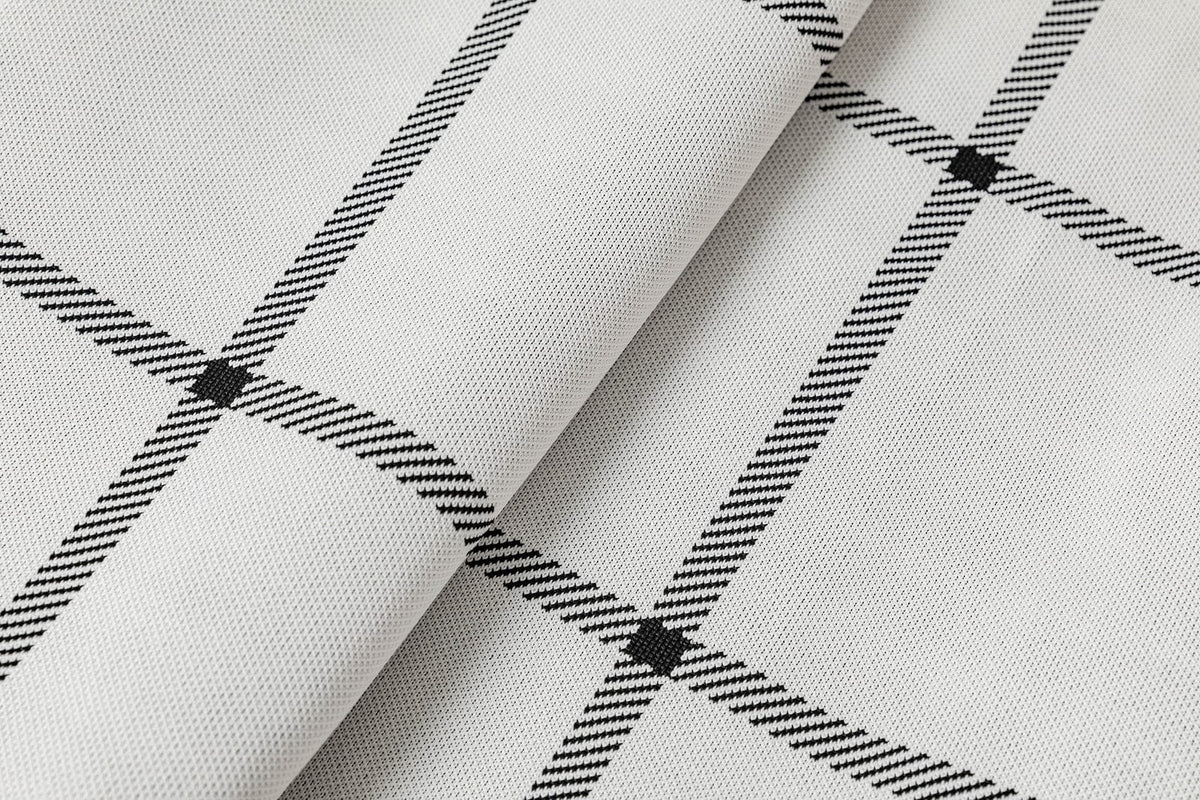 White Plaid - Dog Bed or Bed Cover