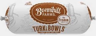 Bonnihill Farms Gently Cooked Fresh-Frozen Dog Food - 1lb Chubs TURKiBOWL