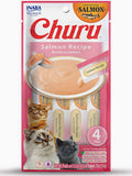INABA Churu Lickable Treats Creamy Salmon Recipe 4pk