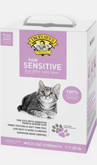 Dr. Elsey's 20 lb Paw Sensitive Clumping Clay Litter