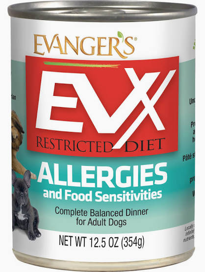 Evangers EVX Restricted Diet: Allergies And Food Sensitivities