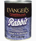 Evanger's Complements Grain Free Rabbit For Dogs & Cats 12.5 Oz