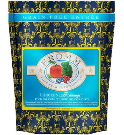 Fromm Four-Star Chicken Au Frommage Recipe Dry Cat Food 4lbs
