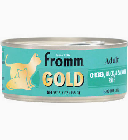 Fromm Gold 5.5oz Pate Chicken Duck Salmon