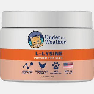 Under the Weather L-Lysine Powder for Cats