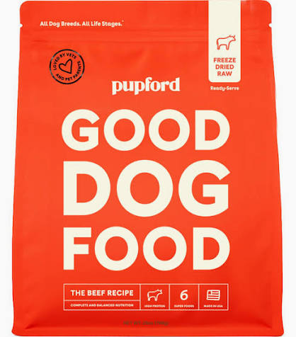 Good Dog Food - Freeze-Dried Beef Recipe 25oz