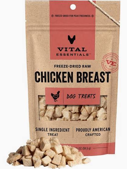 Vital Essentials Freeze Dried Treats - Chicken Breast