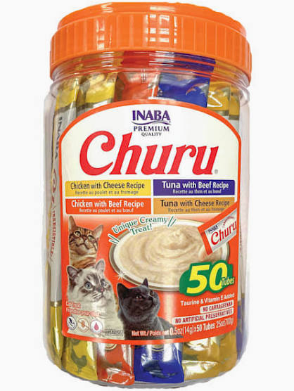 Inaba Churu 50pk Beefcheese Variety