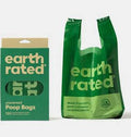 Earth Rated Dog Poop Bags with Handles, Unscented, 120 Handle Bags