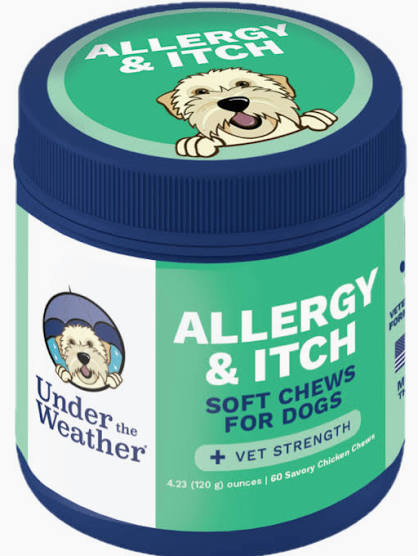 Under The Weather Allergy and Itch Immune Support Chews for Dogs