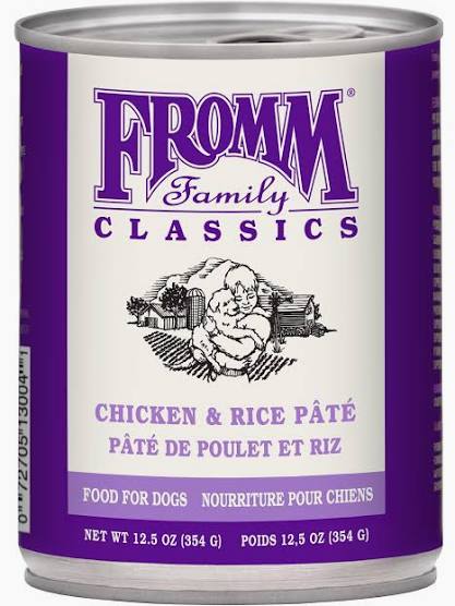 Fromm Classic Adult Chicken and Rice 12.5oz